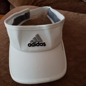 White Adidas Superlite Visor